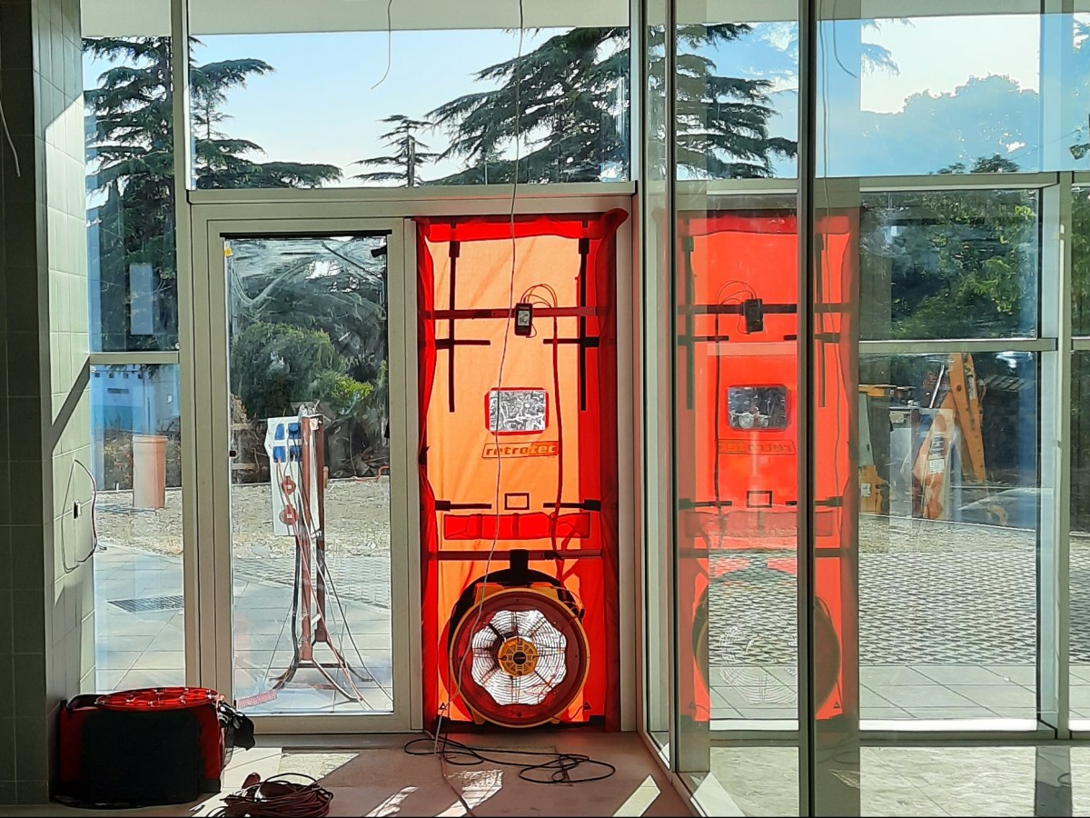 ISPITIVANJE ZRAKOPROPUSNOSTI STUDENTSKI DOM SA MENZOM, SVEUČILIŠTE&nbsp;ZADAR