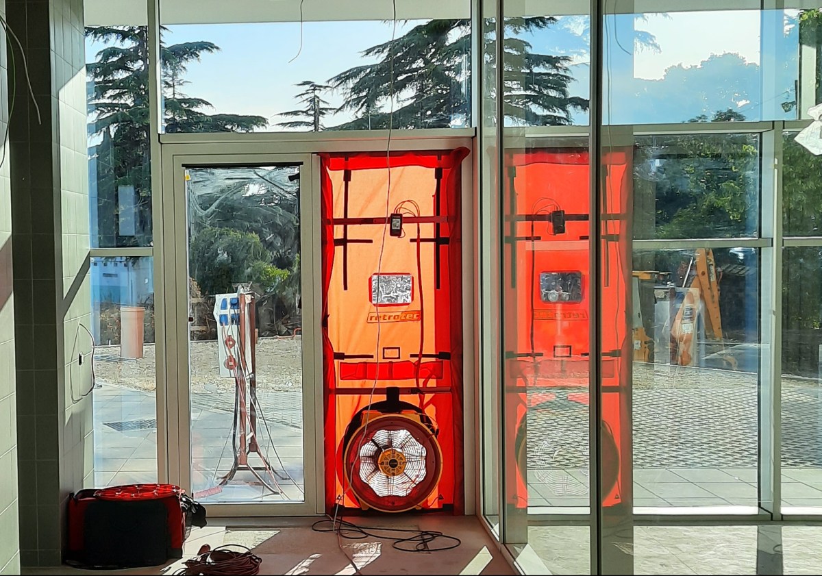 ISPITIVANJE ZRAKOPROPUSNOSTI STUDENTSKI DOM SA MENZOM, SVEUČILIŠTE&nbsp;ZADAR